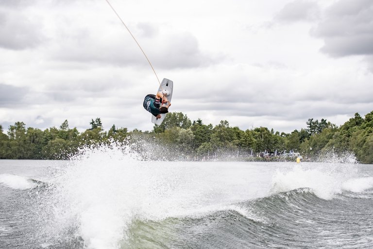 Mitch Wise at the 2022 Malibu Boats UK Wakeboard And Wakesurf Nationals
